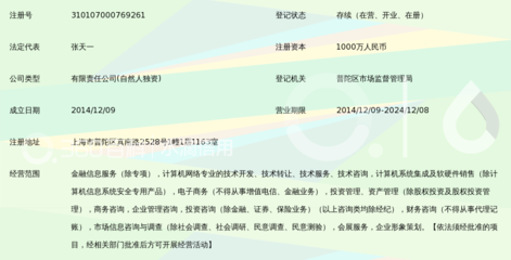 倍倍金融信息服务（上海）有限公司金融信息咨询业务解析